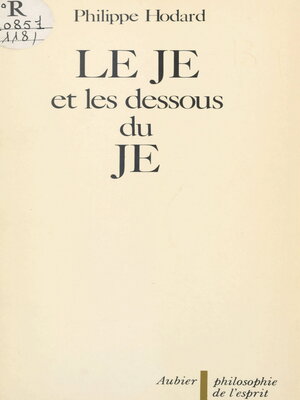 cover image of Le JE et les dessous du JE